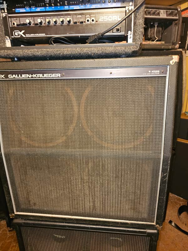 Gallien-Krueger 4x12 cab 80's - Black tolex Bild 1
