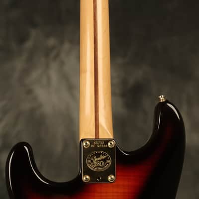 1996 Fender 50th Anniversary Stratocaster Sunburst w/GOLD hardware FLAME MAPLE body!!! image 19