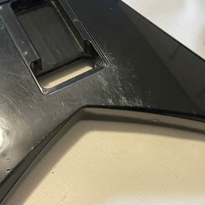 2005 MIJ Jackson RR3 RR Rhoads V Black Guitar Body Floyd Tremolo Ready image 18