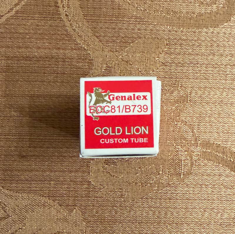 Never used Genalex Gold Lion ECC81/B739 Preamp Tube (with Matched/Balanced Triodes) image 1