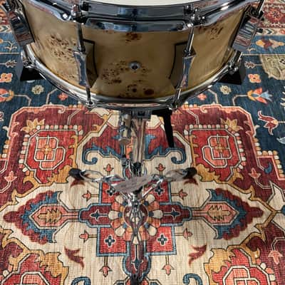 Pork Pie 6.5x14" Maple Snare Drum paired with Matching Gruv-X Click image 7