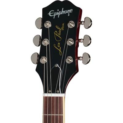 Epiphone Les Paul Special Double Cut Electric Guitar - Figured Bourbon Burst image 4