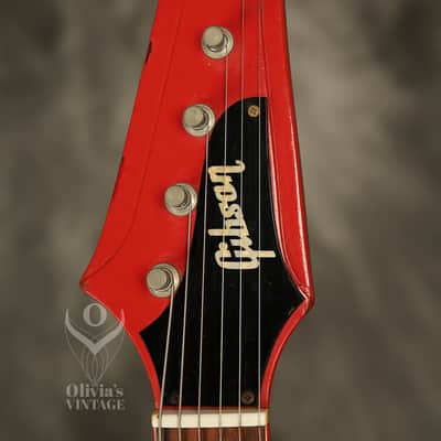1965 Gibson reverse Firebird III w/non-reverse headstock original CARDINAL RED!! image 3