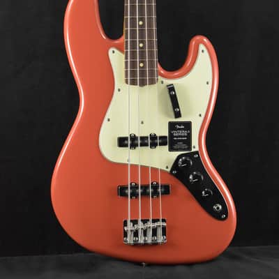 Mint Fender Vintera II '60s Jazz Bass Fiesta Red Rosewood Fingerboard image 1