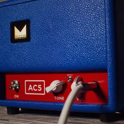 Morgan Amplification AC5 - Little Box Exclusive Megaman Blue image 4
