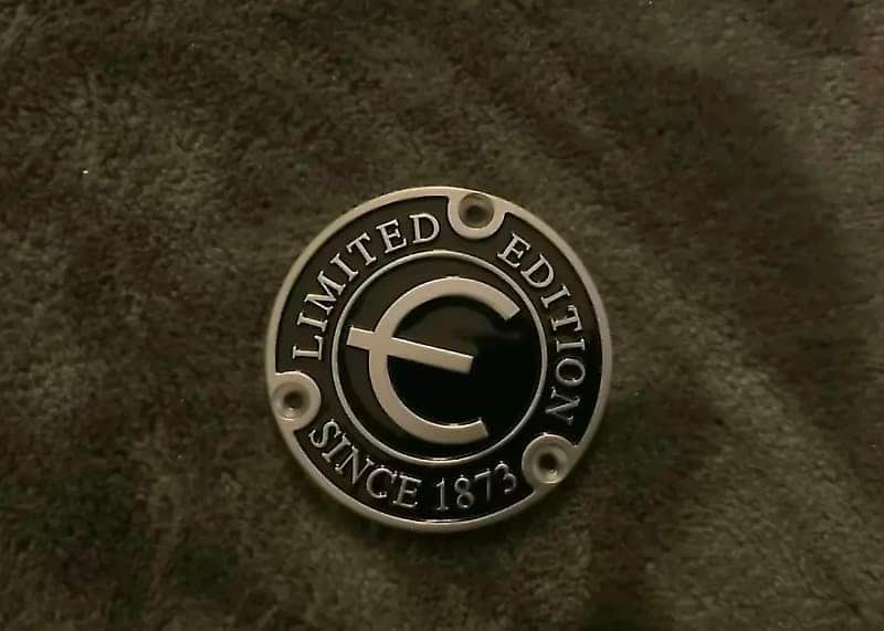 1 Piece Epiphone Metal Guitar Toggle Switch Back Plate Cover image 1