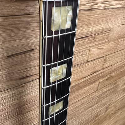 Carlo Robelli SG Style guitar  1970's  MIJ- Red/brown burst w/OHSC image 9