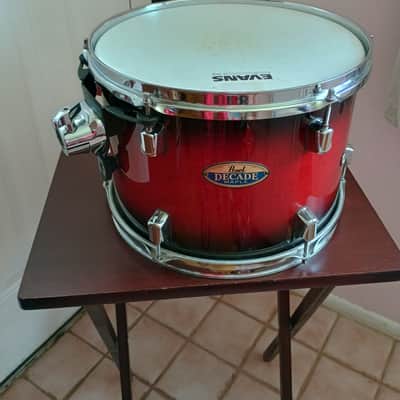 Pearl Decade Maple Tom Drum - 9" x 13" Red Burst. image 1