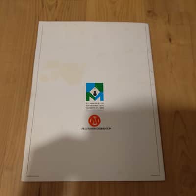 Vintage 1972 Martin Guitar Full Line, Full Color Catalog! Rare, Original Case Candy, Paperwork! image 7