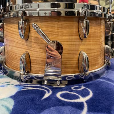 Gretsch GRGL0714S6NK140 140th Anniversary 7x14" Commemorative Snare Drum 2023 - Figured Ash image 5