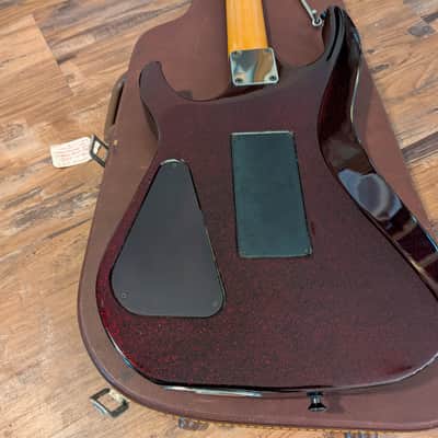 1990 Hamer Californian Elite Electric Guitar Black Cherry Sparkle All Original & CLEAN!! image 22