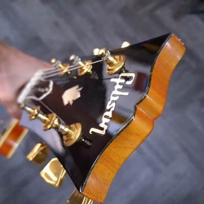 Gibson Chet Atkins Country Gentleman 1989 - Sunrise Orange image 11