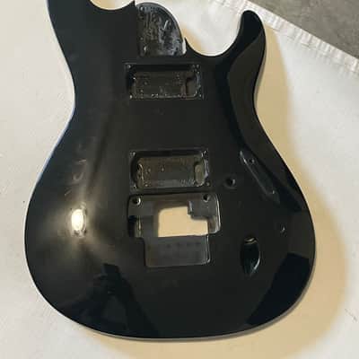 2006 Korean Ibanez S520EX S Series Black Mahogany Guitar Body Floyd Ready image 3