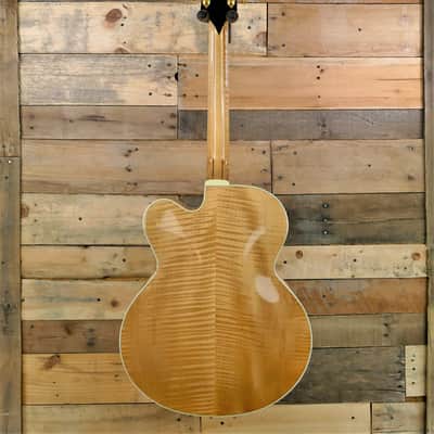 Heritage Golden Eagle Archtop Jazz 1995 Kalamazoo Antique Blonde - Flame Maple - RARE - w/ HSC image 5