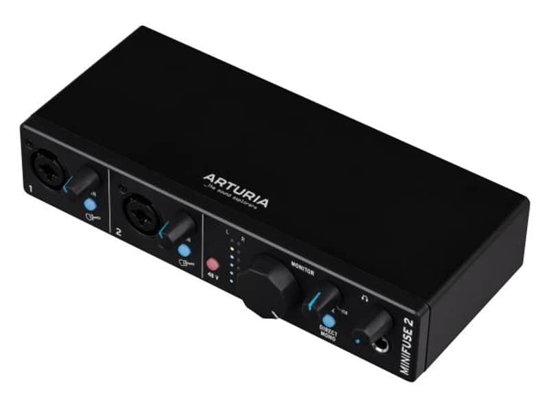 Arturia MiniFuse 2 USB Audio Interface – Black imagen 1