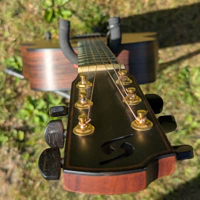 Stevens Custom Guitars Soulwood Jumbo w/Hiscox hardshell case image 17