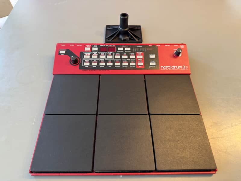 Nord Drum 3P 6-Channel Modeling Percussion Synthesizer 2022 - Red image 1