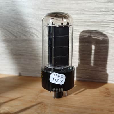 Rare 1957 Sylvania 5Y3 GT   5Y3GT BLACK BOX PLATE, balanced and super STRONG. Bild 3