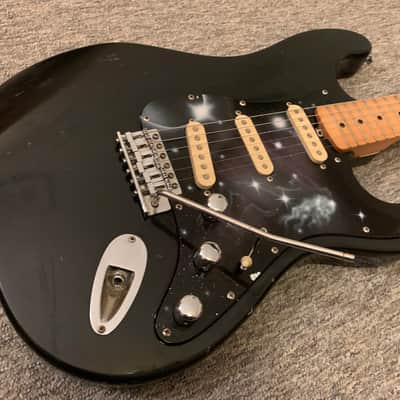 Marlin by hohner Stratocaster  Vintage Black electric guitar image 5