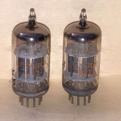 1960 RCA 5814A 12AU7 ECC82 Command Style JAN Mil-Spec Tubes, Matched Pair, High Testing, Matched Codes image 3