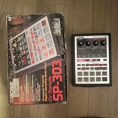 Boss SP-303 Dr. Sample 2000s Silver with Original Box, Power Supply, SM Card e Manual