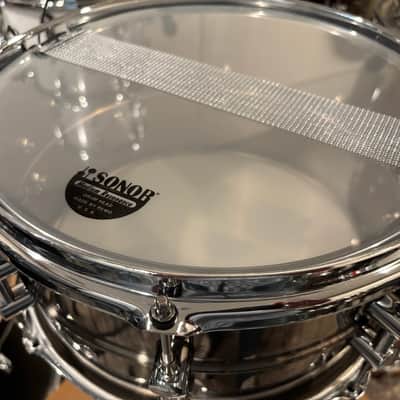 Sonor Kompressor 13X7 Nickel Over Brass Snare Drum image 6
