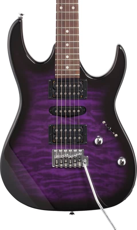 Ibanez GRX70QA Gio Electric Guitar, Jatoba Fingerboard, Violet Sunburst image 1