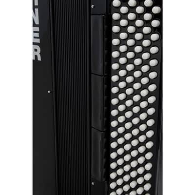 Hohner Bravo III 120 Accordion with Black Bellows Regular Red image 3