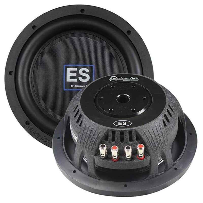 American Bass ES1022 10 in. Shallow Slim Subwoofer - 2 Ohm 1200W image 1