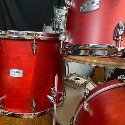 Yamaha Tour Custom 4-piece Shell Pack 2024 - Candy Apple Satin image 2
