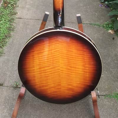 Custom built left handed banjo. 5 string. 2005 - Gloss image 4