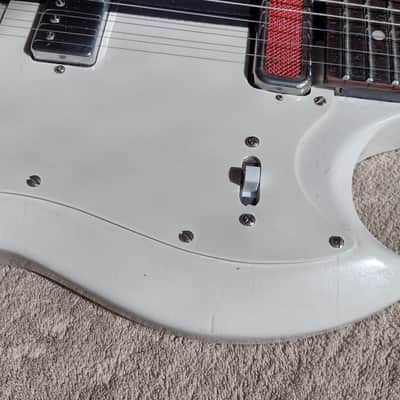 Jon's SG-Cruellacaster Black/White/Gold Sparkle with Gold Foil Pickup image 7