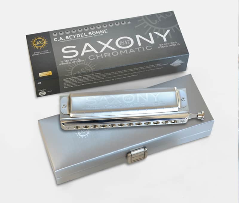 Seydel Saxony Solo Chromatic Harmonica, Key of Low D. New with Full Warranty! image 1