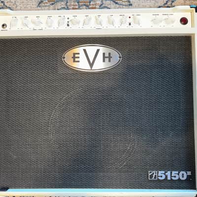 EVH 5150 III 6L6 3-Channel 50-Watt 1x12" Guitar Combo Ivory - Early Faceplate, Near Mint, Extremely Low Hours image 1