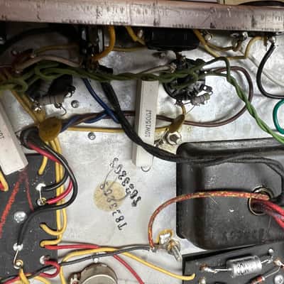 Fender Bassman "Drip Edge" 2-Channel 50-Watt Guitar Amp Head 1968 - 1969 - Silverface image 9