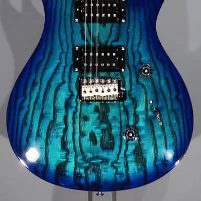 PRS SE Custom 24 Burled Ash Limited Edition 2025 - Lake Blue w/Gig Bag image 2
