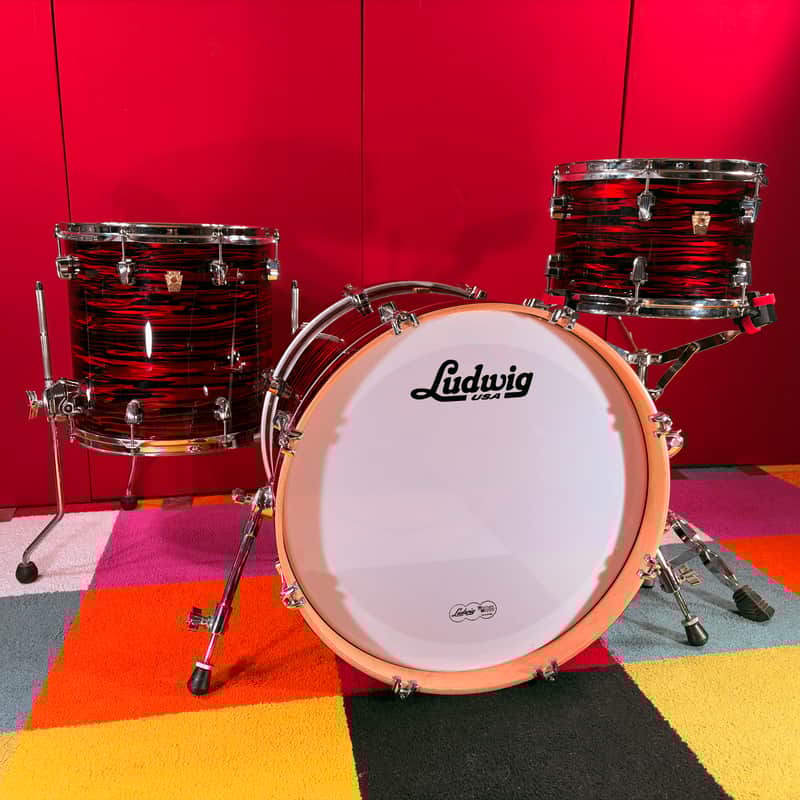 Ludwig Keystone - 12 / 14 / 20 - Red Oyster Pearl | Reverb