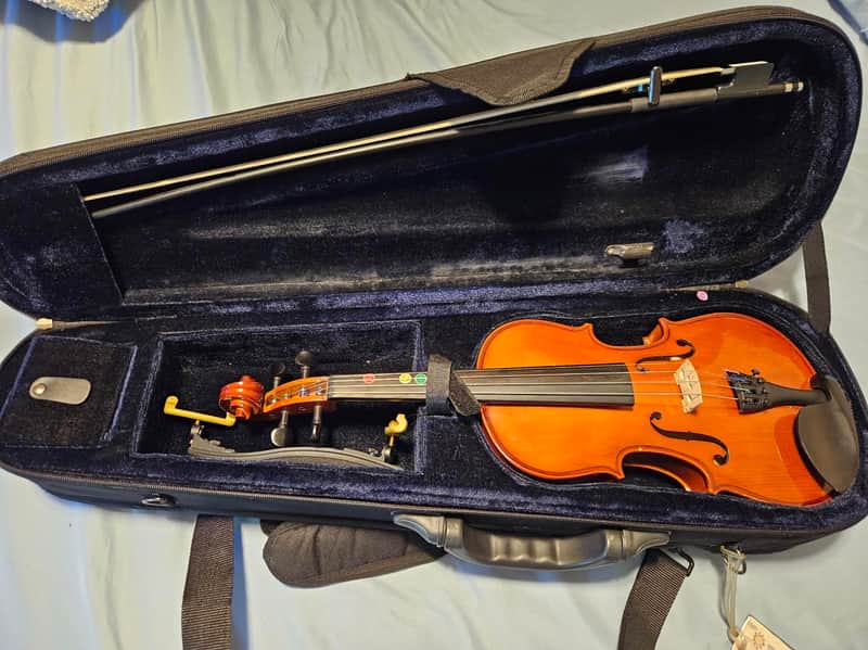 Franz Hoffmann Viola 13" inch outfit with case neck rest & bow image 1