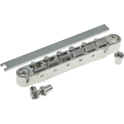 Faber ABRL-TG ABRL Bridge, pat. pend. Locking System, Gloss Nickel, TITANIUM saddles image 2