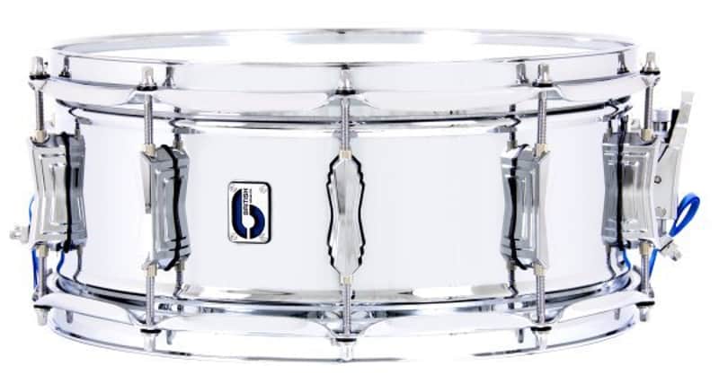 British Drum Co. BB-14-60-SN Bluebird Series Chrome Over Brass Snare. 6" x 14"
