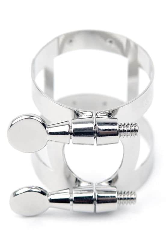 Rico Ligature, Alto Saxophone, Nickel Plated image 1