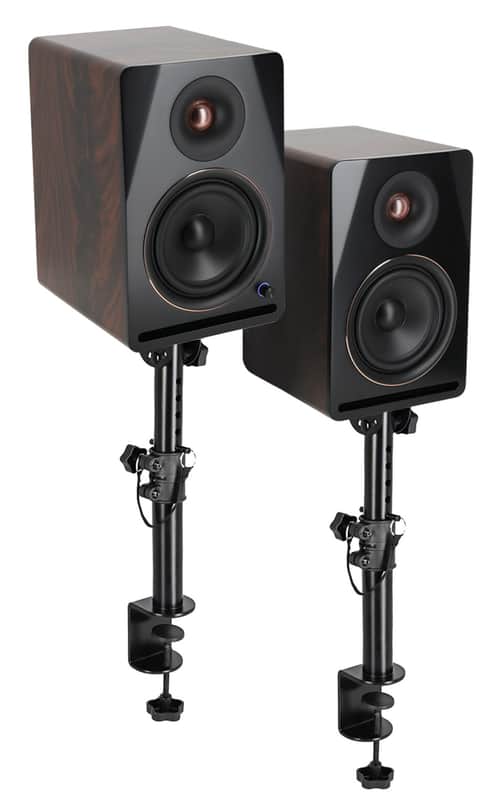(2) Rockville APM6D v2 6.5" Powered Studio Monitors w/USB/Bluetooth+Desk Stands image 1