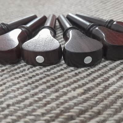 6 Pcs Pegs for Flemenco Guitar In Romantic Model in Rosewood image 2