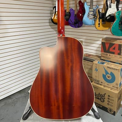 Epiphone Inspired by Gibson J-45 Standard EC Acoustic-Electric Guitar - Honeyburst w/Gig Bag & PLEK*D #390 image 15