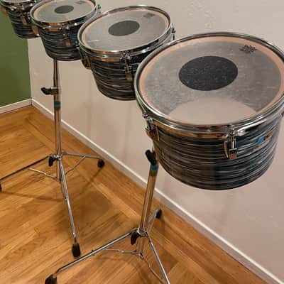 Ludwig Concert Toms Blue Oyster Pearl image 20