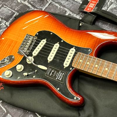 Fender Player PlusTop Stratocaster SSS PF Tobacco Sunburst W/Bag B-Stock Auth Dlr 7lbs15oz #245 image 5