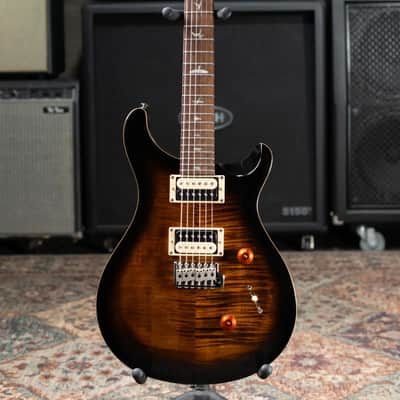 PRS SE Custom 24 Electric Guitar - Black Gold with Gig Bag - Used image 4