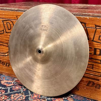 14" Zildjian A 1960s New Beat Hi-Hat Cymbal Pair 956g/1394g *Video Demo* image 3