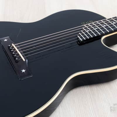 1997 Gibson Chet Atkins SST Ebony Acoustic Electric Steel String Guitar w/ Case image 6