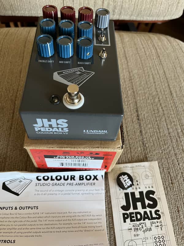 JHS Colour Box V2 Limited Edition 10th Anniversary Preamp Pedal image 1